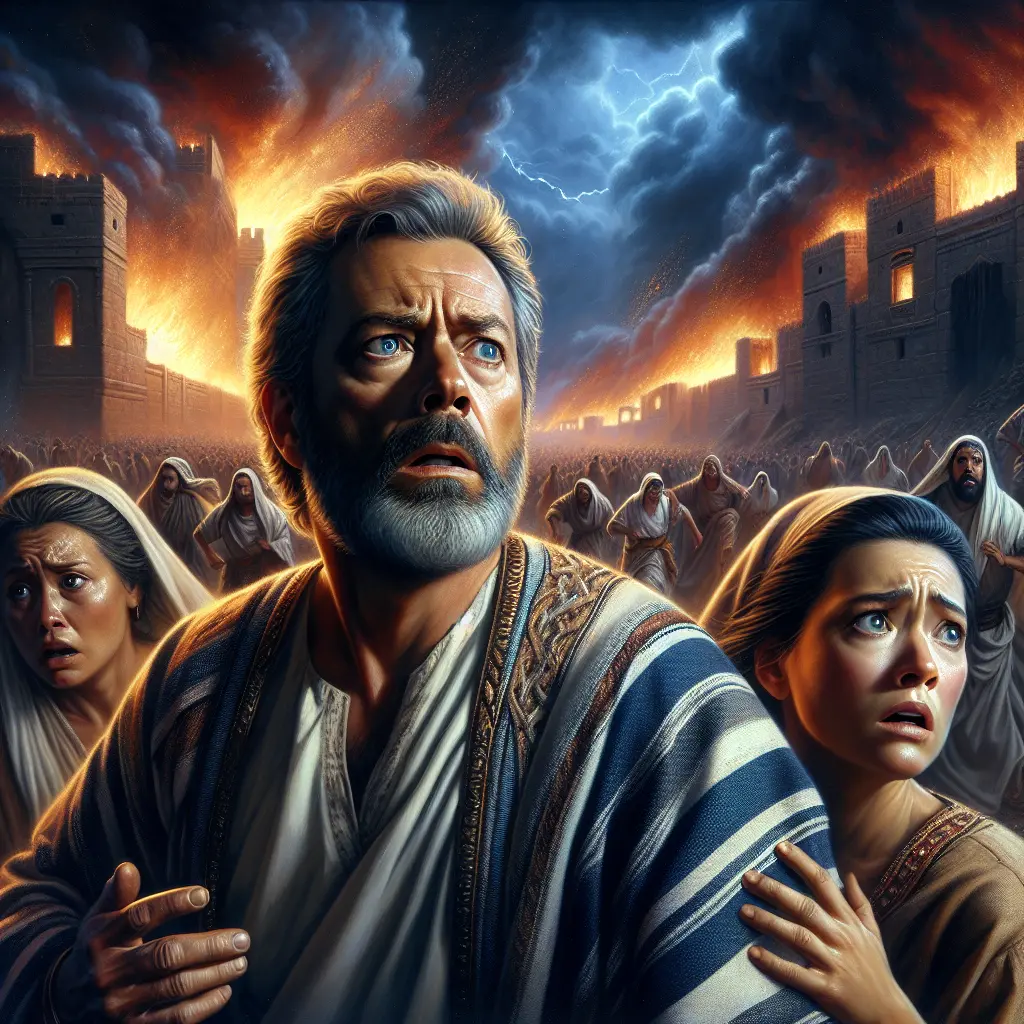 Sobrinho de Abra├úo que escolheu viver em Sodoma e foi resgatado por Deus