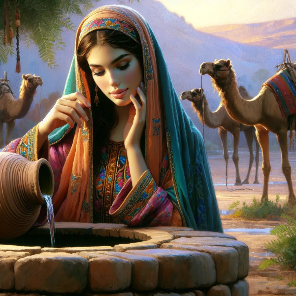 Esposa de Isaque e m├úe dos g├¬meos Jac├│ e Esa├║