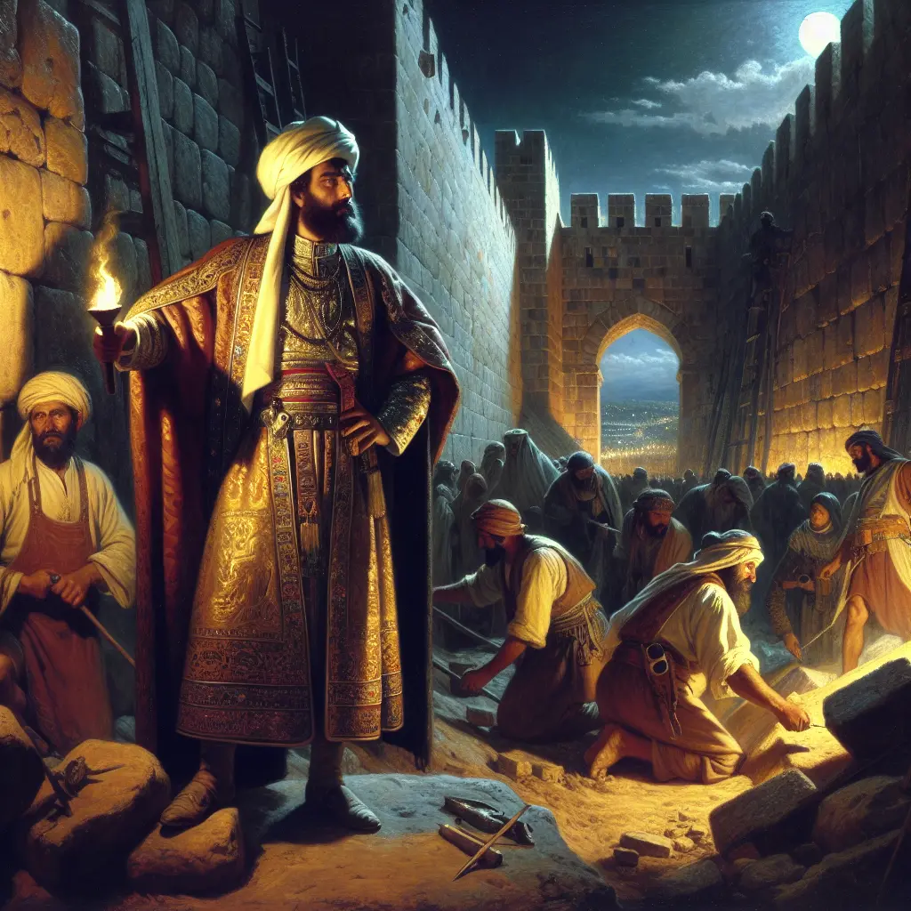 O copeiro do rei que reconstruiu os muros de Jerusal├®m em 52 dias