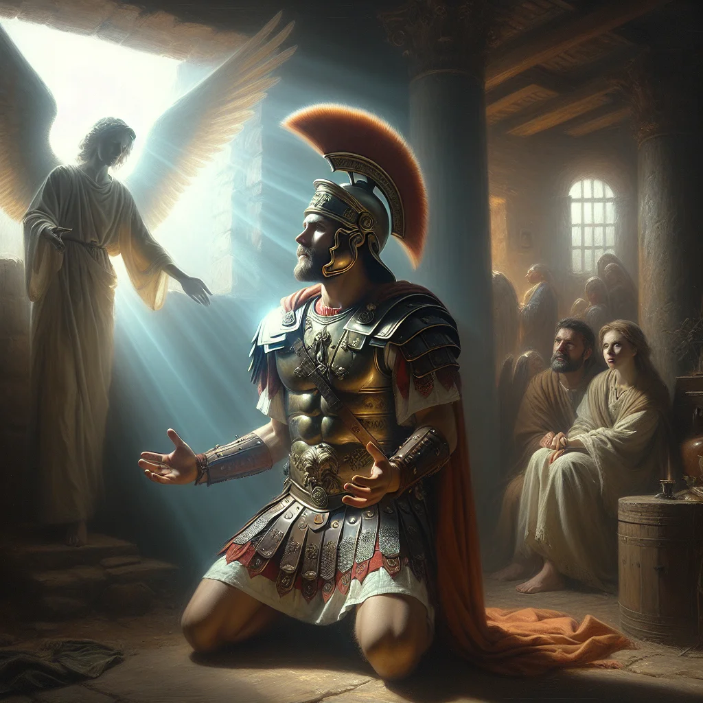 O centuri├úo romano que recebeu o Esp├¡rito Santo