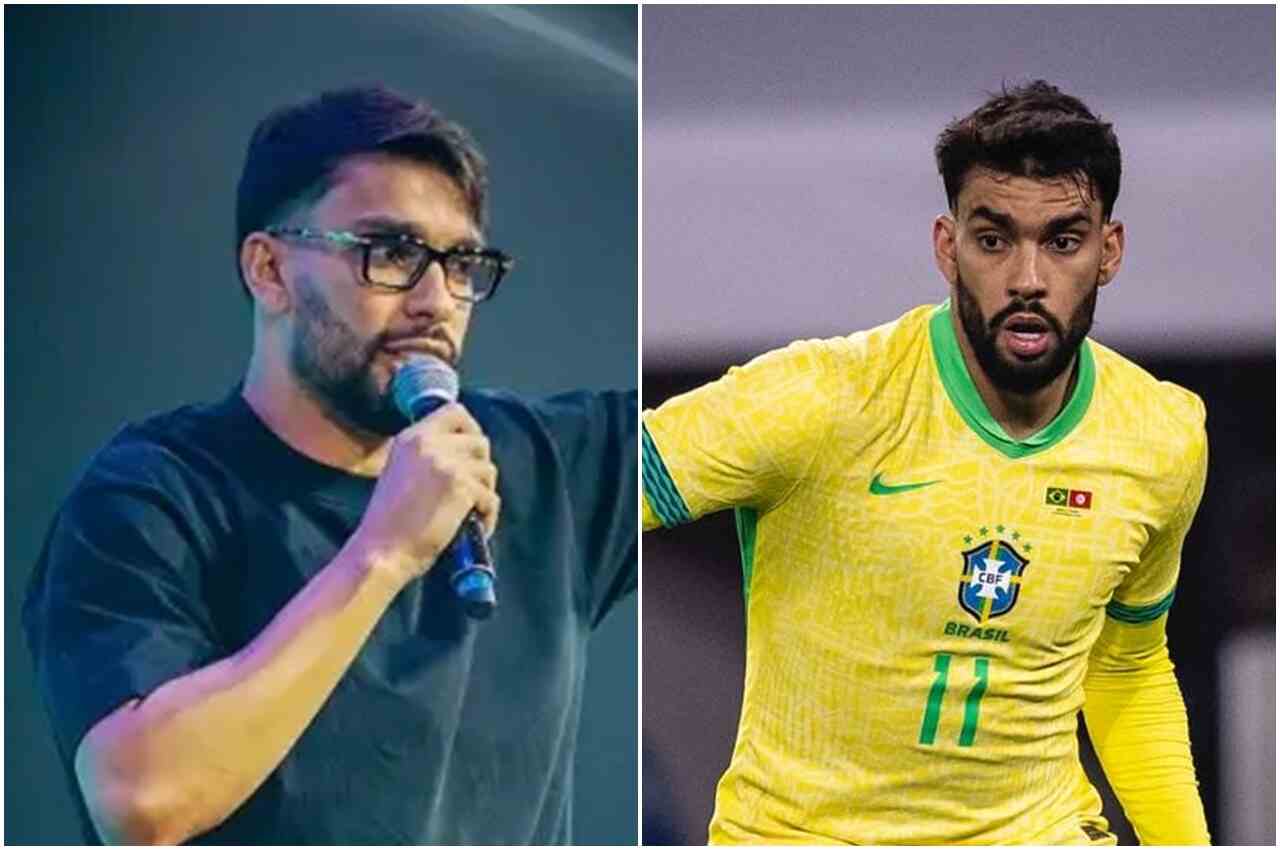 Lucas Paquetá se emociona em igreja ao recordar crise profissional
