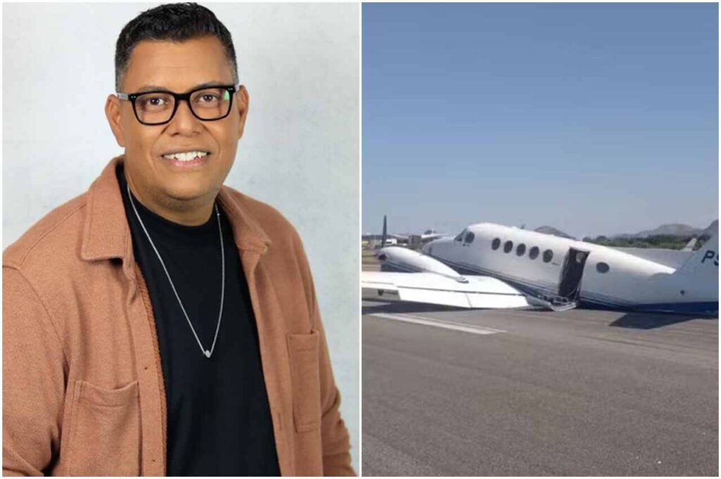 Anderson Freire celebra livramento após pouso de emergência