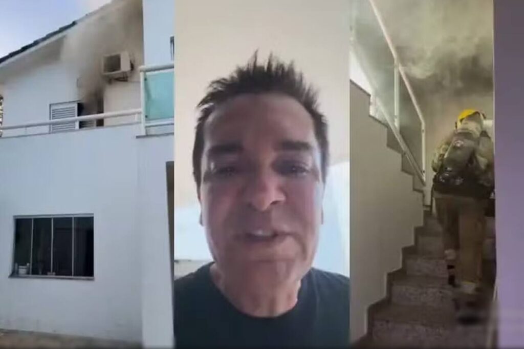 Incêndio atinge casa de Regis Danese em Minas Gerais, mas ninguém se feriu