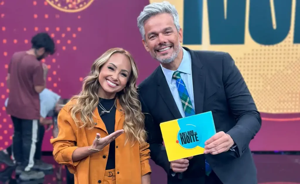 Bruna Karla menciona Aline Barros em entrevista na TV