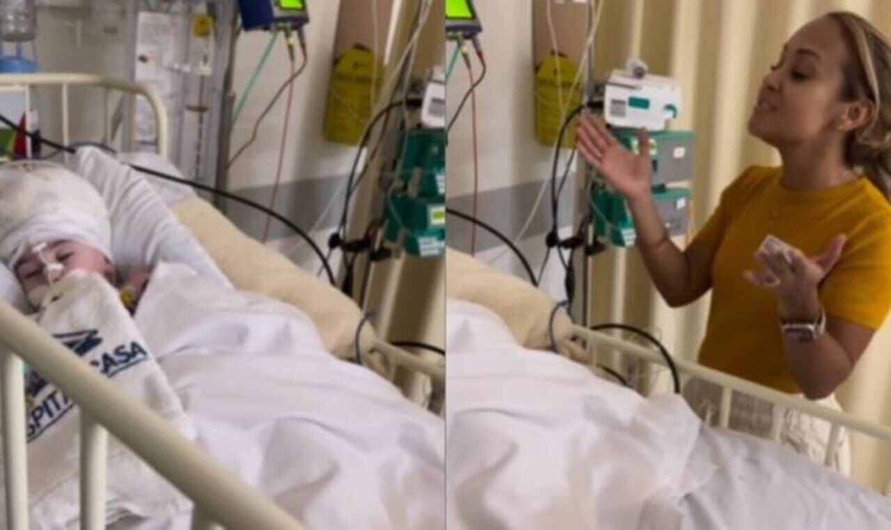 Bruna Karla Louva Para Bebê na UTI e Ele Abre os Olhos