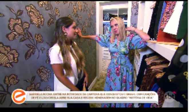 Gabriela Rocha recebe Eliana em sua mansão luxuosa
